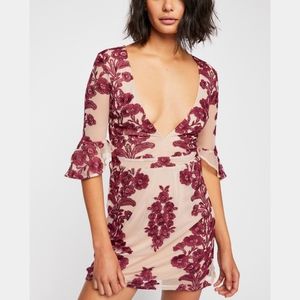 For Love and Lemons embroidered mini drsss